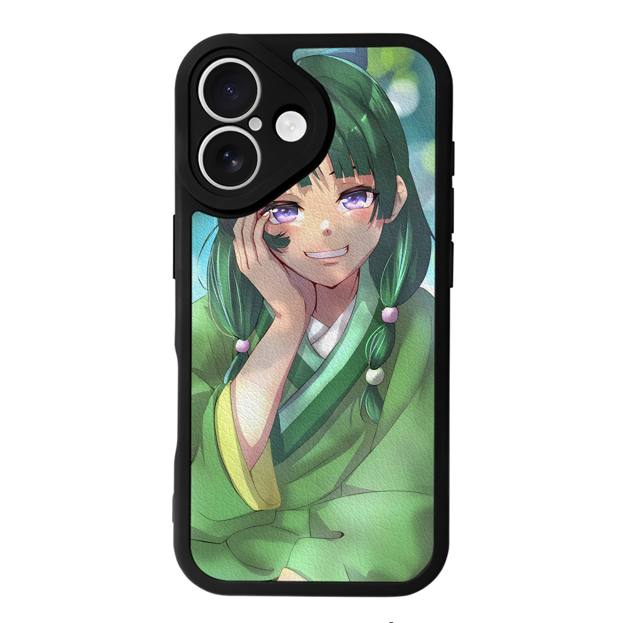 （画像用） 薬屋のひとりごと The Apothecary Diaries 【iPhone 16シリーズ対応】シリコンスマホケース（レザー調） 材質：シリコン